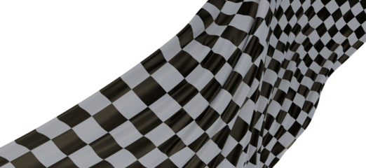 Black and white checkered abstract background. Race background with space for text. Racing flag