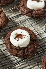 Homemade Dark Chocolate Hot Cocoa Cookies