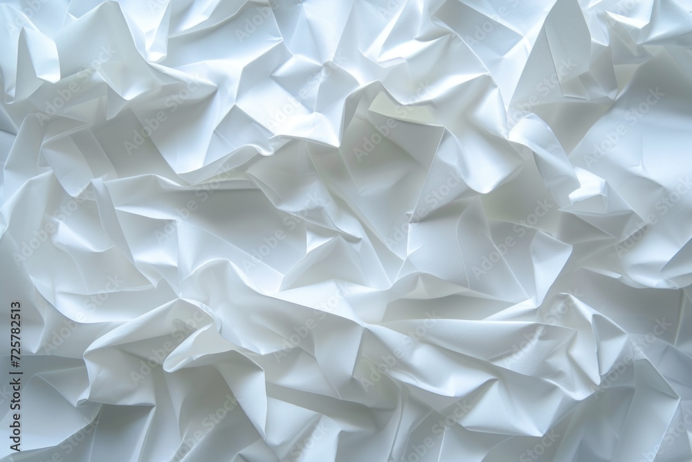 Poster A close-up view of a bunch of white paper. Ideal for various applications
