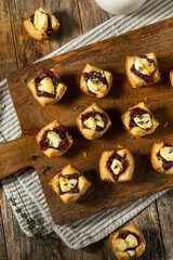 Cranberry Goat Cheese Puff Pastry Appetizer Bites