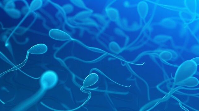 Microscopic Sperm Cells