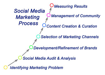 Components of Social Media Marketing Process