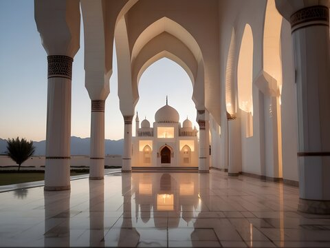 beautiful mosque interior