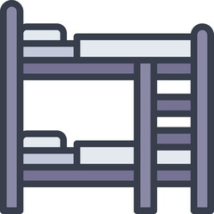 Bunk bed icon