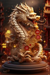 Chinese New Year, Chinese Dragon Year Celebration and Joy