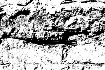 Rustic grunge texture with grain and stains. Abstract noise background. PNG graphic illustration with transparent background.