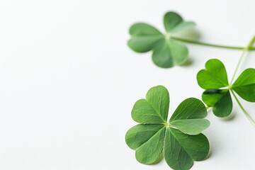 Obraz premium shamrock isolated on white background