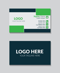Creative Horizontal Business Card template design 