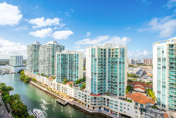 Photo taken from a balcony in Sunny Isles Beach Florida