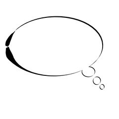 bubble icon. flat callout shapes transparent background