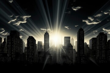 Photo of skyscrapers against