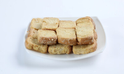 Crunchy Rusk or Toast for healthy life