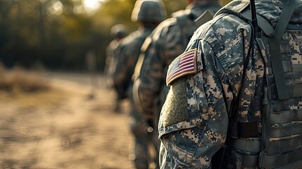 Veterans Day. US soldiers. The U.S. Army. The Armed Forces of the United States of America. Proudly celebrating our veterans' dedication and bravery.