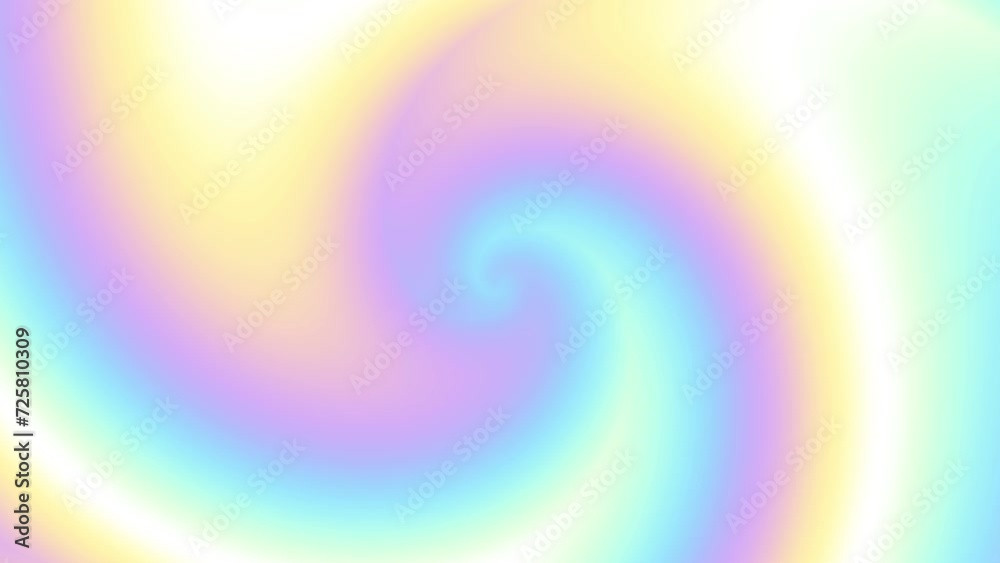 Poster Endless abstract spiral. Seamless looping footage 4k. Abstract loop background