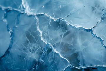 Close up macro photography of a ice. Very detailed macro photography
