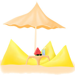 Been bag holiday Travel on the beach 