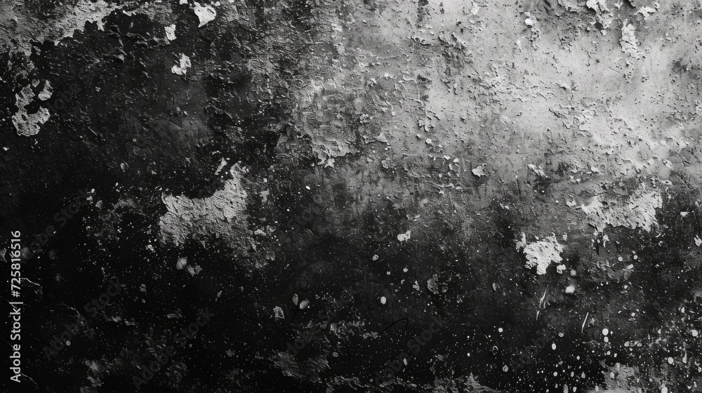 Poster a black and white photo showcasing a dirty wall. this versatile image can be used for various design