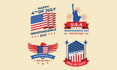 Happy 4th of July, United State of America independence day greeting design. Fourth July typographic, Vector illustration. America is for Lovers Tshirt Funny 4th of July Independence Day TShirt Design