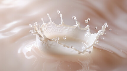 Creamy Elegance  The Art of Milk Splash