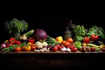 lots of vegetables on table