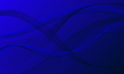 blue lines wave curves on wave curves abstract background