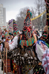 Masquerade festival in Pernik, Bulgaria. Culture, indigenous