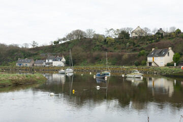 Le petit port de Goas Vilinic &agrave; Pontrieux - Bretagne France