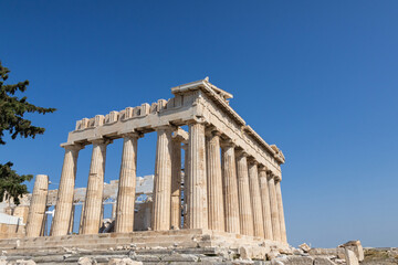 Partenone dell'Acropoli di Atene, Grecia - obrazy, fototapety, plakaty