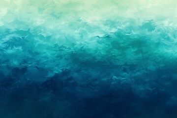 Fototapeta na wymiar a gradient background with a fusion of oceanic blues and greens, reminiscent of the depths of the sea