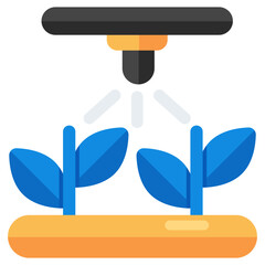 A unique design icon of smart farming 