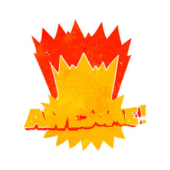 awesome retro cartoon shout