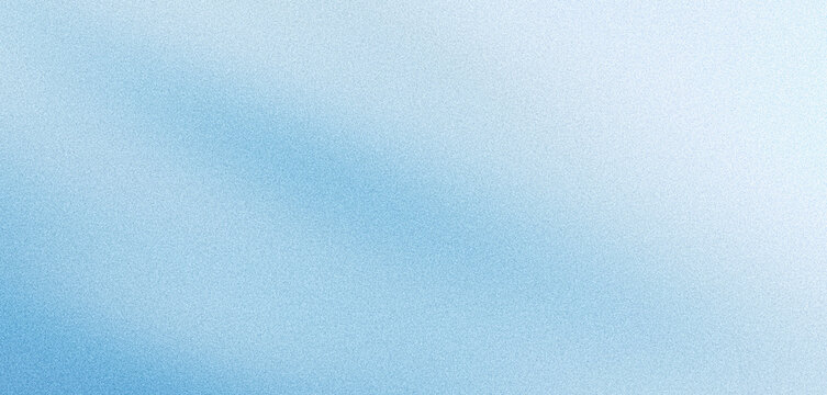 Light blue grainy background noise texture backdrop pastel color banner copy space