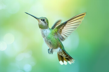 Close up macro photography of a hummingbird. Very detailed macro photography