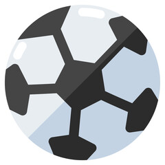 Modern design icon of football
