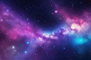 Obraz premium Wonderful and captivating stellar background