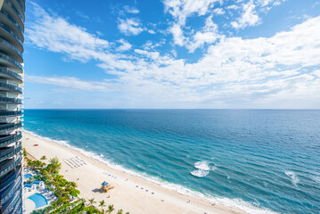 Miami Beach Ocean view from a balcony