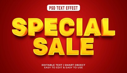 Special Sale Text Effect Title 1
