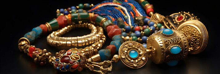 Engrossing Display of Ethnic Jewelry - A Reverie in Beads and Metal