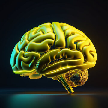 3d rendered illustration of a brain
