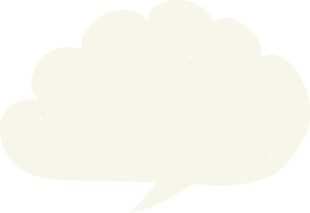 Obraz premium carton cloud speech bubble