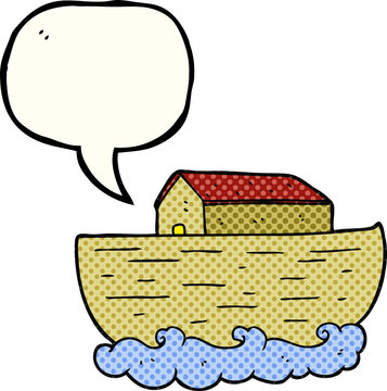 recommend clip art: comic book speech bubble cartoon noah's ark