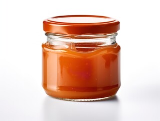 Gourmet Salted Caramel Sweet Treat Isolated on White Background AI Generated