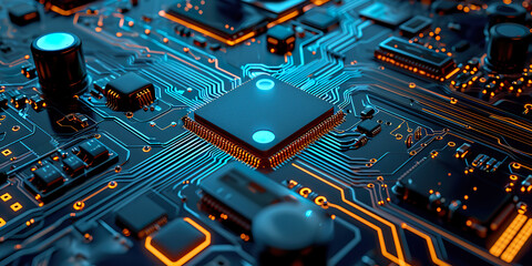 AI powered electronic circuits board