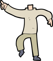 cartoon pointing body (mix and match cartoons or add own photo)