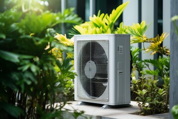 Heat pump - energy-efficient and eco-friendly heating and cooling solution for sustainable homes