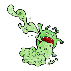 cartoon gross monster