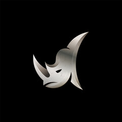 RHINO METAL ,IRON SIGN GOLDEN RATIO