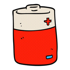 cartoon battery