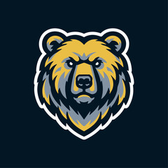 Dynamic Bear Sports Mascot Logo Vector - Versatile Athletic Design for Sports Teams, Schools, and Sportswear Brands