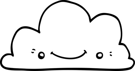cute cartoon cloud